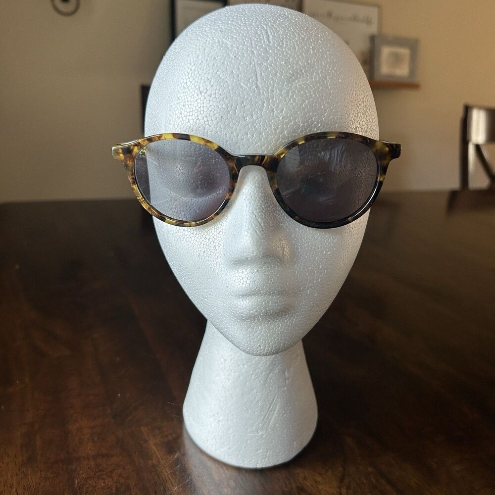 Madewell Layton Sunglasses Tortoise Shell Round Horn-Rimmed Acetate Retro
